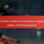 RPG Game: initial purchase price, expansion packs, microtransactions